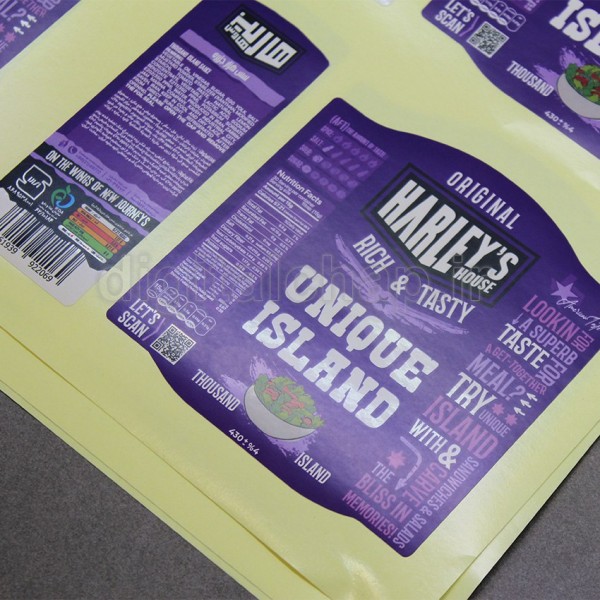 لیبل پشت چسبدار  